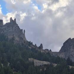 Trotz schönster Gesteinsformationen - wir müssen umdrehen