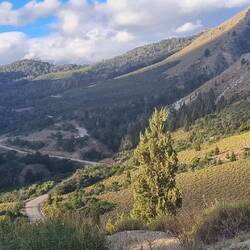 Rückblick vom Paso del Córdoba - Ruta Provincial 63