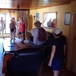 im Haus unseres Guides