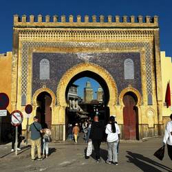 The "blue gate" to the old city