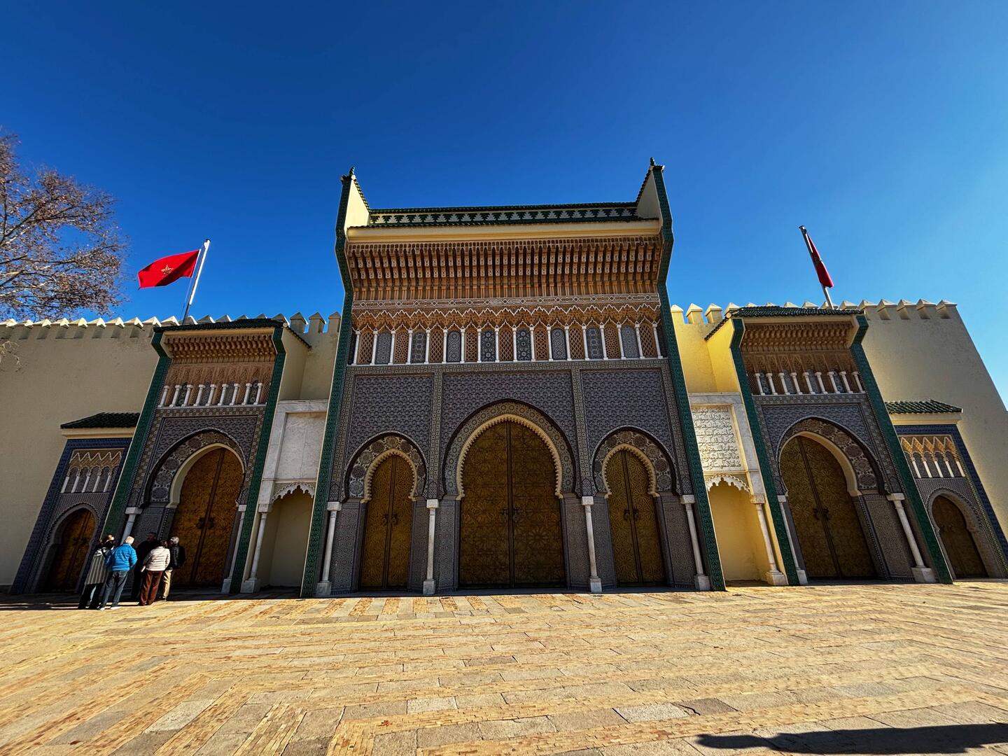 The palace gates