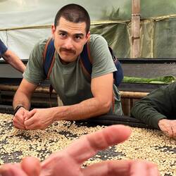 Samuel, our guide, is dual citizen and passionate about Colombian history and politics.