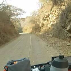 The old railroad tracks from oaxaca to México city