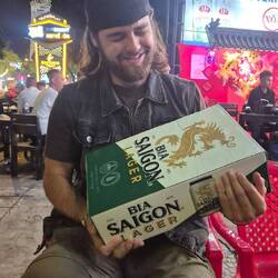 This is what you get when you ask for "one beer" at their new years day