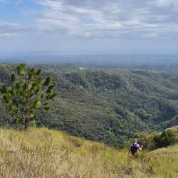 Und in der Ferne ist der Pazifik zu sehen