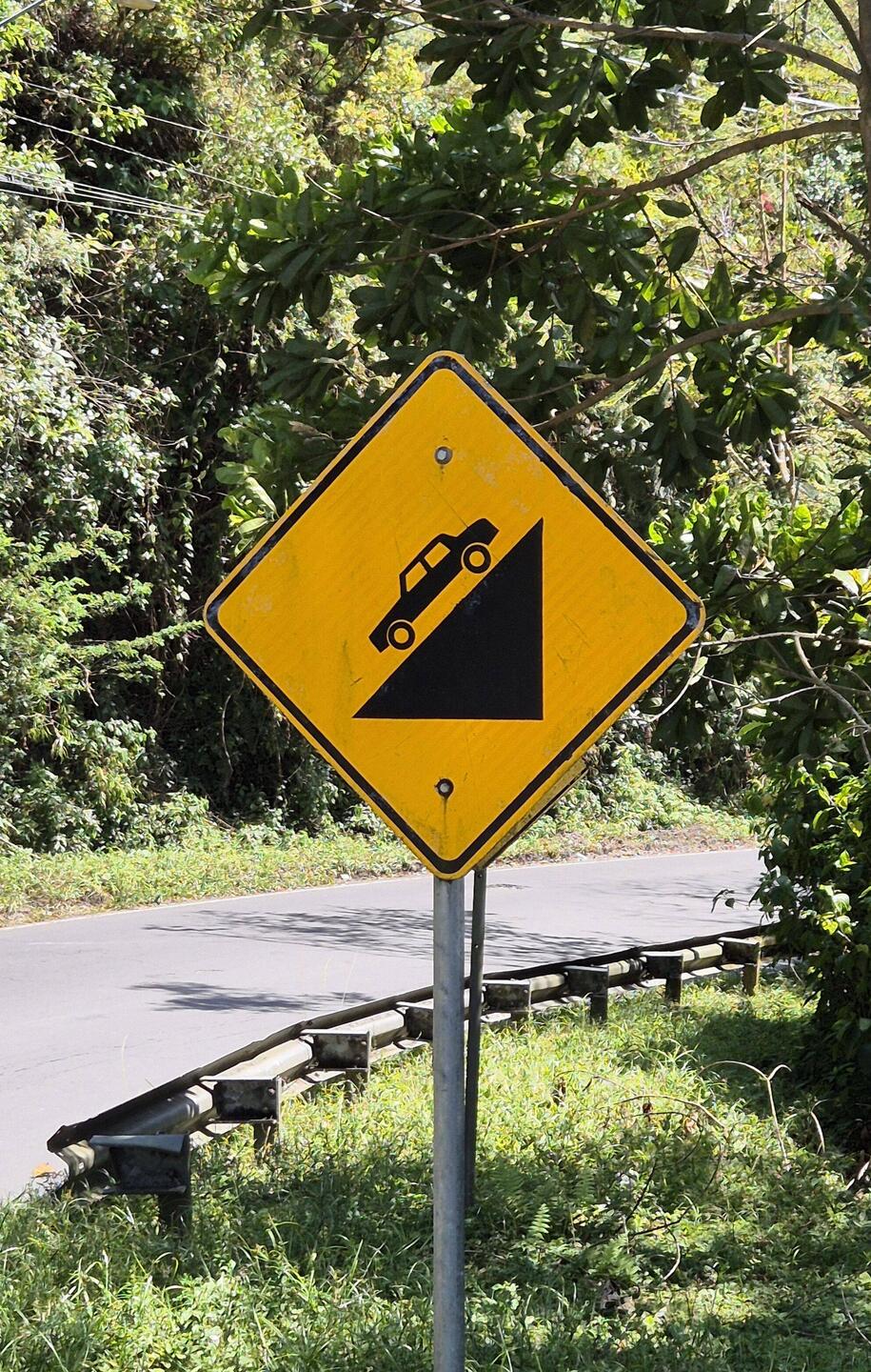 Ganz schön steil hier