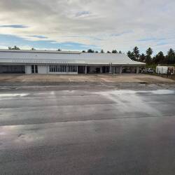 The terminal at Cassidy International Airport.