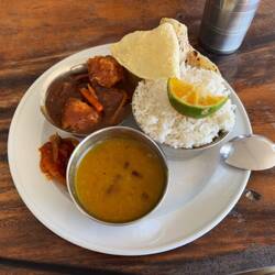 My FJD8 lunch at Ramlu's Curry.