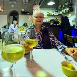 Lunch @ a seafood place on Piazza Aldrovandi — Bologna, Italy.
