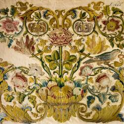 Embroidery on a religious vestment ... Museo Davia Bargellini — Bologna, Italy.