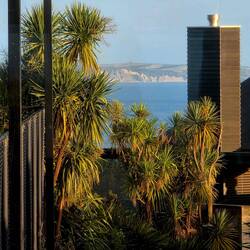 Peek-a-boo water view (ha! - zoomed in real close)