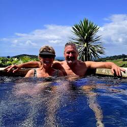 Enjoying 39°C (water temp)