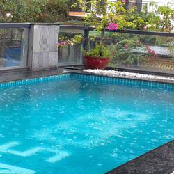 Kaum angekommen und schon geht der Regen los