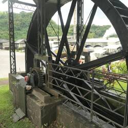 Die Brennerei von oben