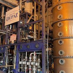 in der Rum-Brennerei De Paz