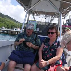 Die Überfahrt war kurz und bündig.