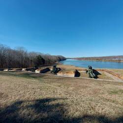 Mit der Batterie konnte man den Feind auf große Distanz bekämpfen.