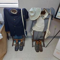 Links Union, rechts Konföderierten