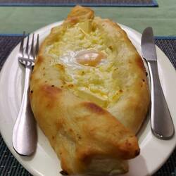 Kachapuri ist allerdings auch sehr lecker🥰