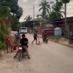 Abschied von Gisa und Robin