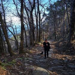 Klanc... Toni in njegov zvesti spremljevalec...