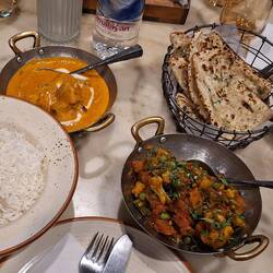 Comida india, un 10!