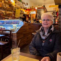 Lunch at Dal Brillo, a wine bar on Via Marsala — Bologna, Italy.