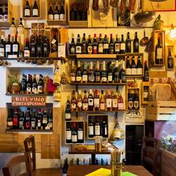 Lunch at Dal Brillo, a wine bar on Via Marsala — Bologna, Italy.