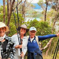 Cyndee, Stef (or Steef in NZ), and at one of the scenic overlooks