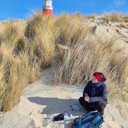 Ein windgeschütztes Plätzchen für die Pause.