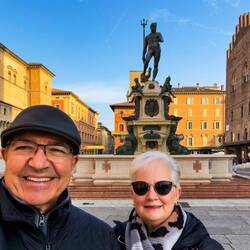 Neptune Fountain at Piazza del Nettuno — Bologna, Italy.