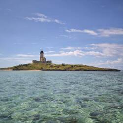 Eine der zu besuchenden Inseln der 5 Insel Tour