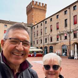 Piazza del Municipio — Ferrara, Italy.