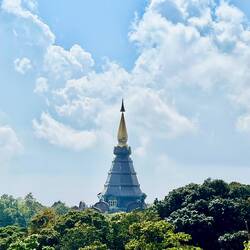 Blick auf die Zwillingspagode