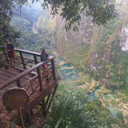 Mirador above the Semuc Champey pools
