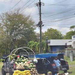 Obstverkauf am Straßenrand