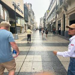 Union street connects the two plazas
