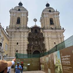 The convent church with catacombs underneath