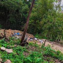 Abfallentsorgung in Thailand Ein Loch budeln und und rein damit 🙈😟