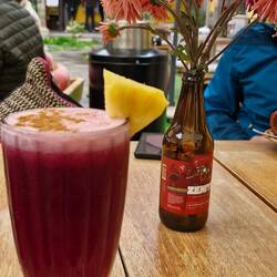 Chicha morena, ein Getränk aus fermentiertem Mais