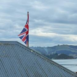 And a flag (one of 50) for visitors of every nationality
