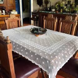 Dining room in the hacienda
