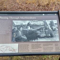 Auch die Cherokee sind auf dem Weg in die Reservation durch Murfreesboro gezogen.