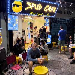 Great spud with butter chicken