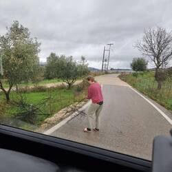 Erstmal den Weg freiräumen.