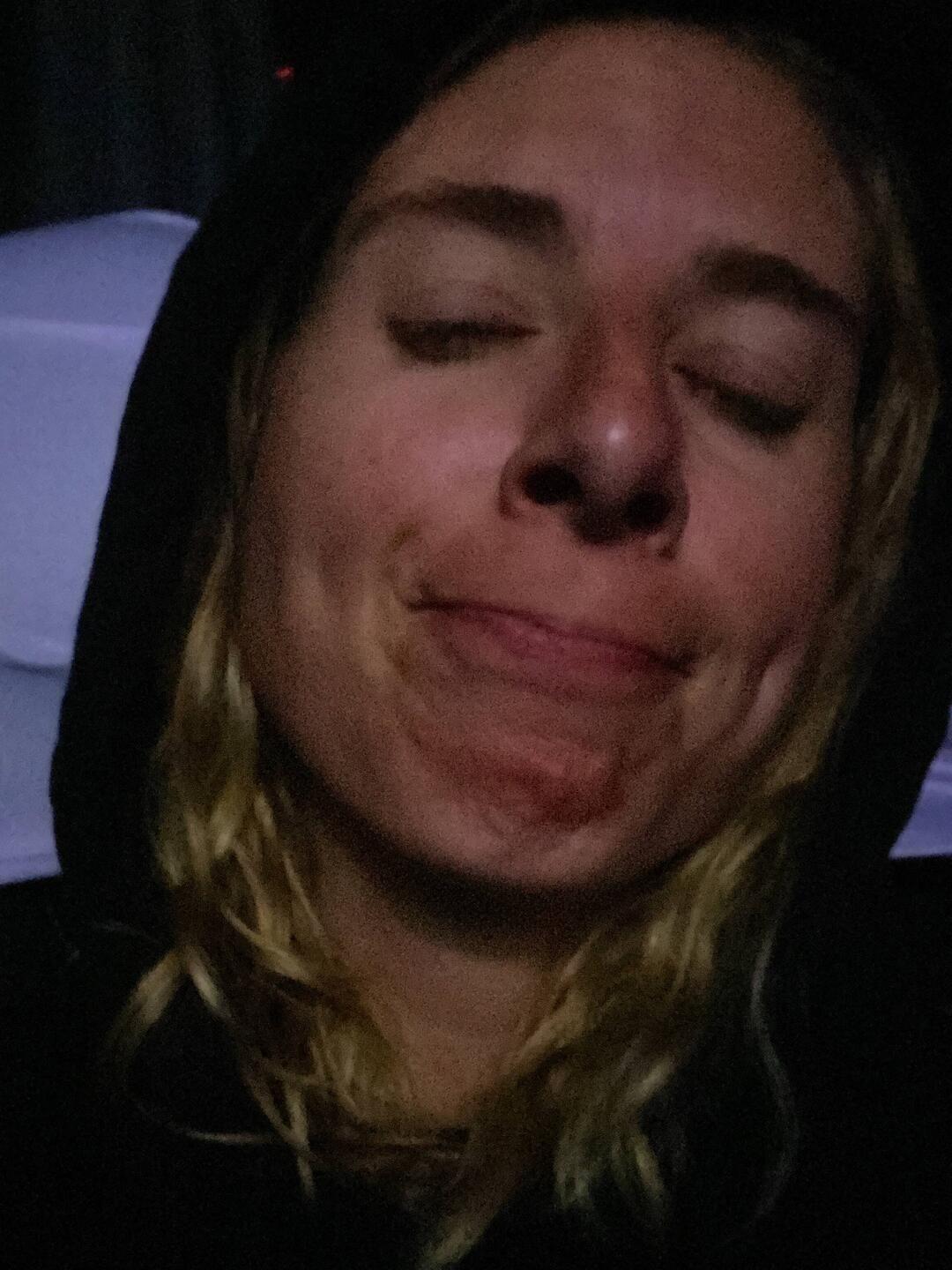 Erster verpasster Bus. Gesichtsausdruck als ich im anderen Bus saß