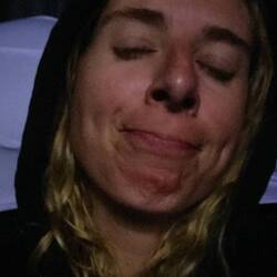 Erster verpasster Bus. Gesichtsausdruck als ich im anderen Bus saß
