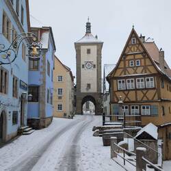 Plönlein mit Siebersturm und Kobolzeller Turm - ohne Touris!