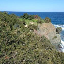 Ausblick von der Steilküste.