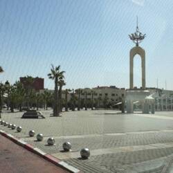 Der erste Blick auf den Mechouar-Platz 💫